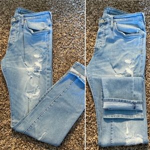 H&M Distressed Skinny Jeans 34/34